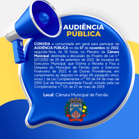 Audiência Pública Nº 02-2022