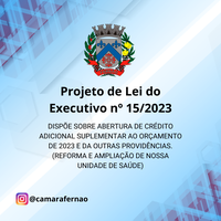 Projeto de Lei do Executivo nº 15 de 2023